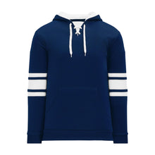 A1845-216 Navy/White Blank Hoodie Sweatshirt