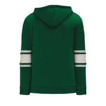 A1845-260 Dark Green/White Blank Hoodie Sweatshirt