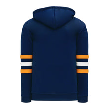 A1845-460 Navy/Gold/White Blank Hoodie Sweatshirt