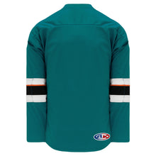 H550B-SAN466B San Jose Sharks Blank Hockey Jerseys