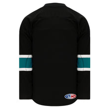 H550B-SAN634B San Jose Sharks Blank Hockey Jerseys