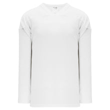 H6000-000 White Practice Style Blank Hockey Jerseys