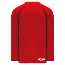 H6000-005 Red Practice Style Blank Hockey Jerseys