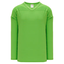H6000-031 Lime Green Practice Style Blank Hockey Jerseys