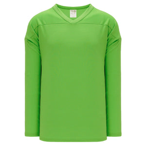 H6000-031 Lime Green Practice Style Blank Hockey Jerseys