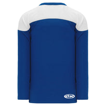 H6100-206 Royal/White Practice Style Blank Hockey Jerseys