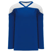 H6100-206 Royal/White Practice Style Blank Hockey Jerseys