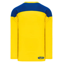 H6100-257 Maize/Royal Practice Style Blank Hockey Jerseys