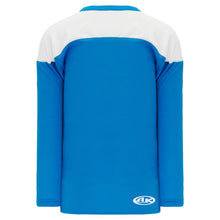 H6100-289 Pro Blue/White Practice Style Blank Hockey Jerseys