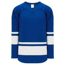 H6400-206 Royal/White League Style Blank Hockey Jerseys