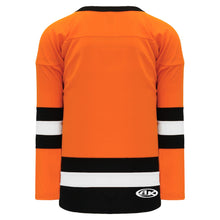 H6500-330 Orange/Black/White League Style Blank Hockey Jerseys