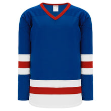 H6500-333 Royal/White/Red League Style Blank Hockey Jerseys