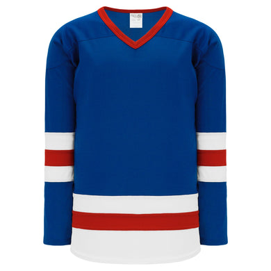 H6500-333 Royal/White/Red League Style Blank Hockey Jerseys