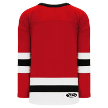 H6500-414 Red/White/Black League Style Blank Hockey Jerseys