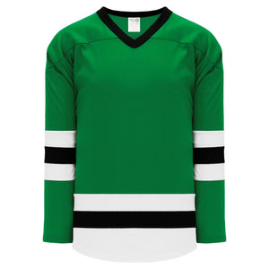 H6500-440 Kelly/White/Black League Style Blank Hockey Jerseys