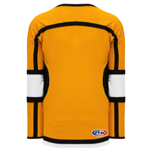 H7000-329 Gold/White/Black League Style Blank Hockey Jerseys