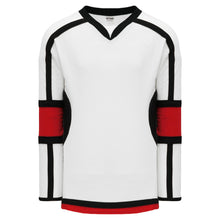 H7000-415 White/Red/Black League Style Blank Hockey Jerseys