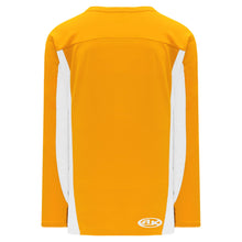 H7100-236 Gold/White League Style Blank Hockey Jerseys