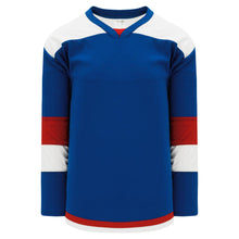 H7400-333 Royal/White/Red League Style Blank Hockey Jerseys