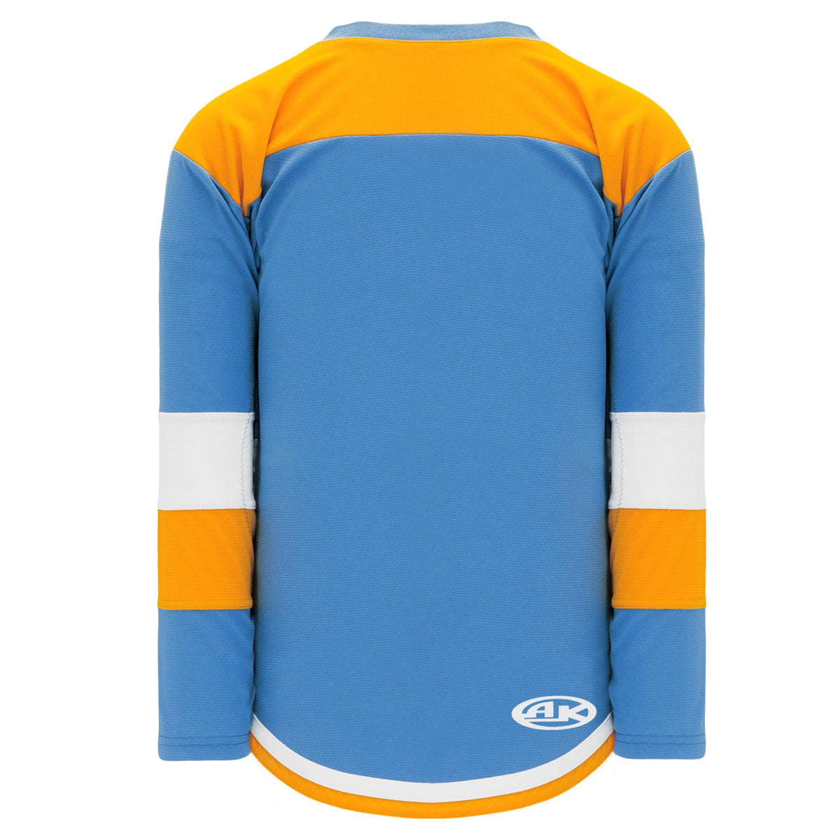 H7400-483 Orange/Royal/White League Style Blank Hockey Jerseys Adult Small