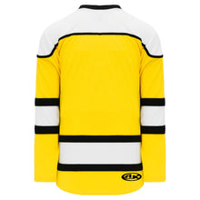 H7500-256 Maize/White/Black League Style Blank Hockey Jerseys