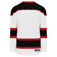 H7500-415 White/Black/Red League Style Blank Hockey Jerseys