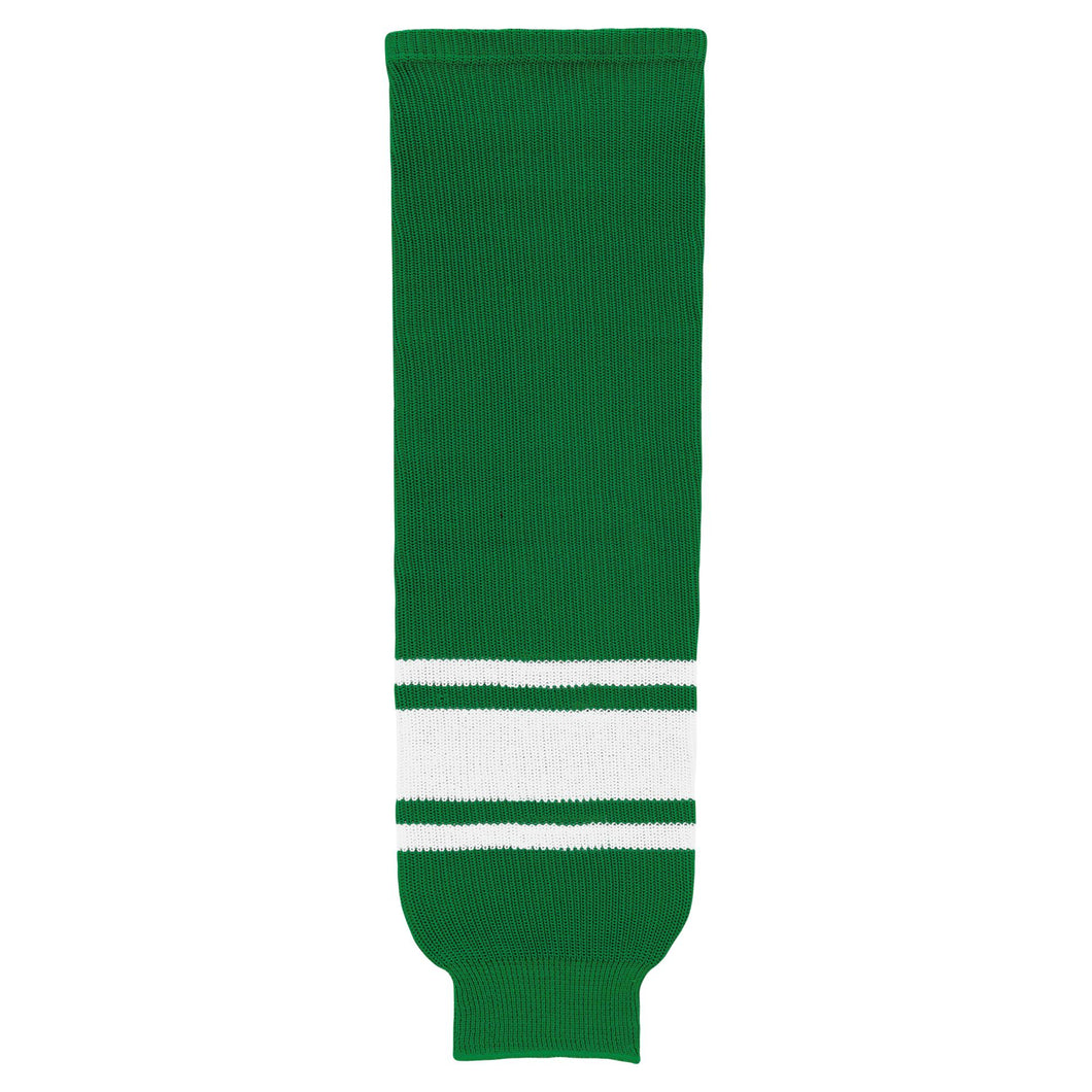HS630-210 Kelly/White Hockey Socks