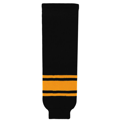 HS630-212 Black/Gold Hockey Socks