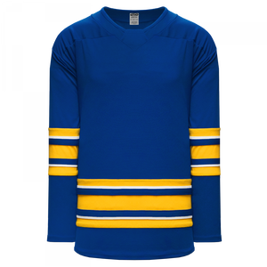 Buffalo Sabres NHL Pullover Crewneck Sweater Medium Yellow Blue Sweatshirt