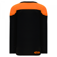 H6100-265 Black/Orange Blank Practice Jerseys
