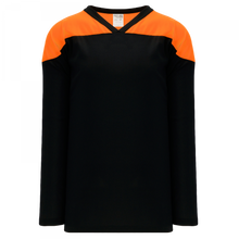 H6100-265 Black/Orange Blank Practice Jerseys