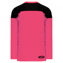 H6100-276 Pink/Black Blank Practice Jerseys