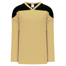 H6100-282 Vegas Gold/Black Blank Practice Jerseys