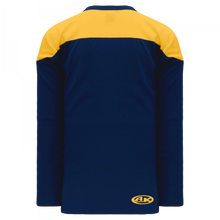 H6100-286 Navy/Tuscan Gold Blank Practice Jerseys