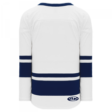 H6400-217 White/Navy Blank League Jerseys