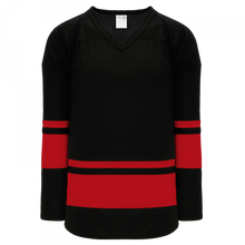 H6400-249 Black/Red Blank League Jerseys