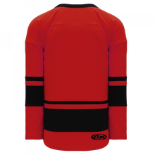 H6400-264 Red/Black Blank League Jerseys