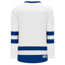 H6500-207 White/Royal League Style Blank Hockey Jerseys