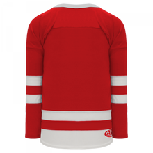H6500-208 Red/White League Style Blank Hockey Jerseys