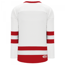 H6500-209 White/Red League Style Blank Hockey Jerseys