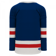 H6500-764 Navy/White/Red League Style Blank Hockey Jerseys