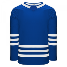 H8000-206 Royal/White League Style Blank Hockey Jerseys