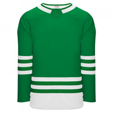 H8000-210 Kelly/White League Style Blank Hockey Jerseys