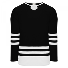 H8000-221 Black/White League Style Blank Hockey Jerseys