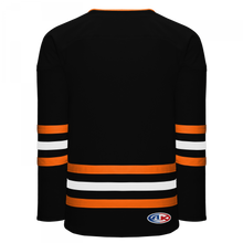 H8000-223 Black/Orange/White League Style Blank Hockey Jerseys