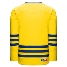 H8000-25 Maize/Royal League Style Blank Hockey Jerseys