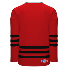 H8000-264 Red/Black League Style Blank Hockey Jerseys