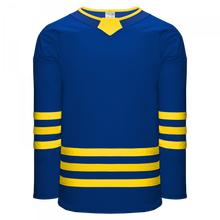 H8000-267 Royal/Maize League Style Blank Hockey Jerseys