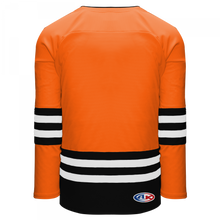 H8000-330 Orange/Black/White League Style Blank Hockey Jerseys