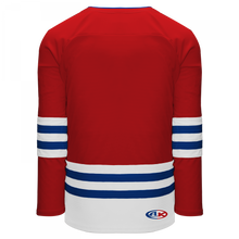 H8000-344 Red/White/Royal League Style Blank Hockey Jerseys